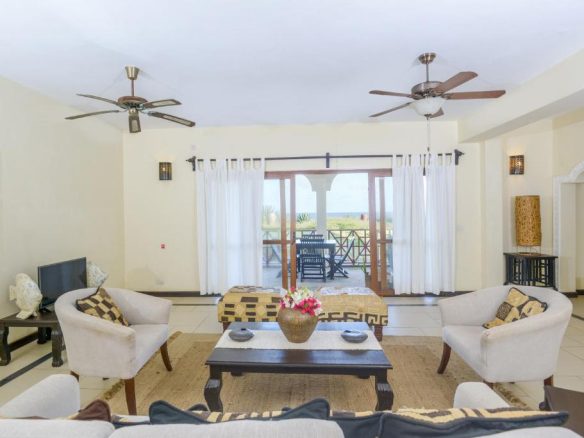 Beachfront apartments for holiday in Watamu