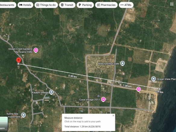 Half Acre freehold for sale in Mayungu, Malindi