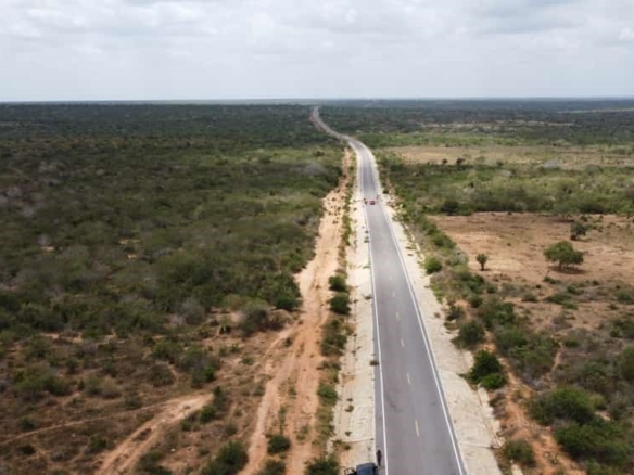 8 Acres with road frontage for sale in chakama