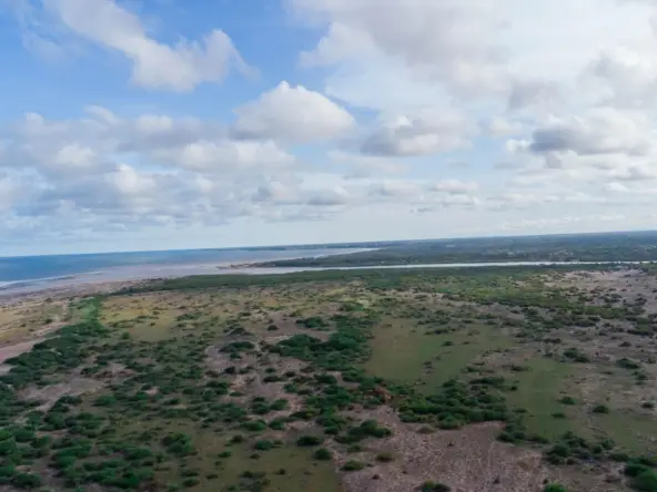 4 acres on the beach for sale in Malindi Sabaki Bridge