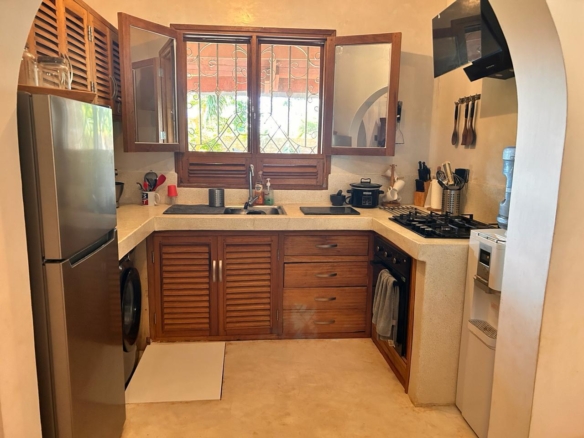 Private 3-bed bungalow + pool in Kilifi — 7 mins to the beach. KES 30k/night