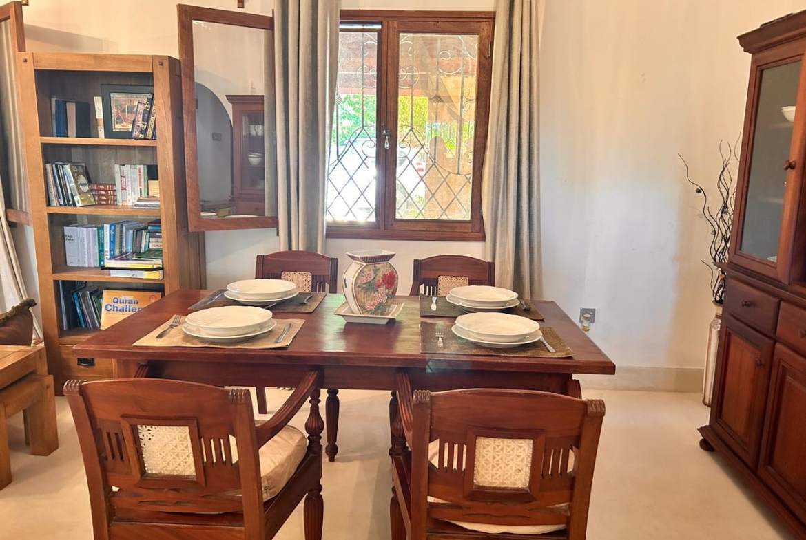 Private 3-bed bungalow + pool in Kilifi — 7 mins to the beach. KES 30k/night