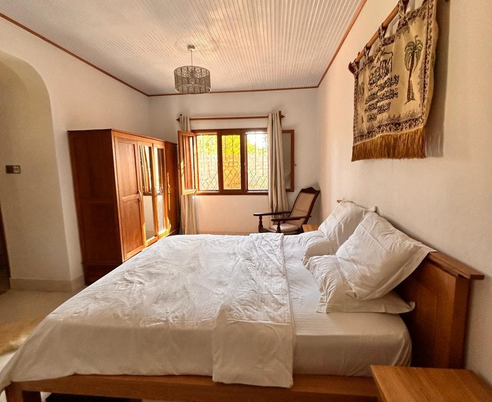 Private 3-bed bungalow + pool in Kilifi — 7 mins to the beach. KES 30k/night
