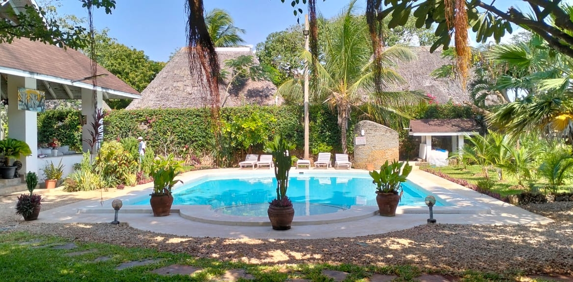 RIZIKI YANGU — a private 5-bedroom luxury villa in Casuarina Beach, Malindi. Sleeps 12; pool, rooftop terrace, in-house chef. From KES 30,000/night. Minimum 3 nights. Viewings by appointment.