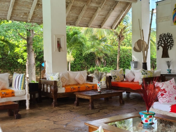 Exceptional short-stay villa for corporate retreats and private events. 5 ensuite bedrooms, pool, rooftop terrace and dedicated in-house chef. Contact Mkaazi Real Estate for packages and viewings.