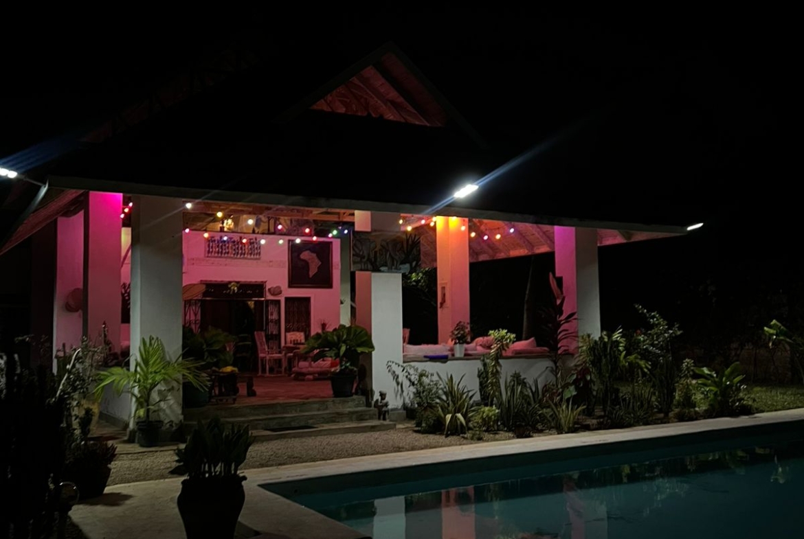 Exceptional short-stay villa for corporate retreats and private events. 5 ensuite bedrooms, pool, rooftop terrace and dedicated in-house chef. Contact Mkaazi Real Estate for packages and viewings.