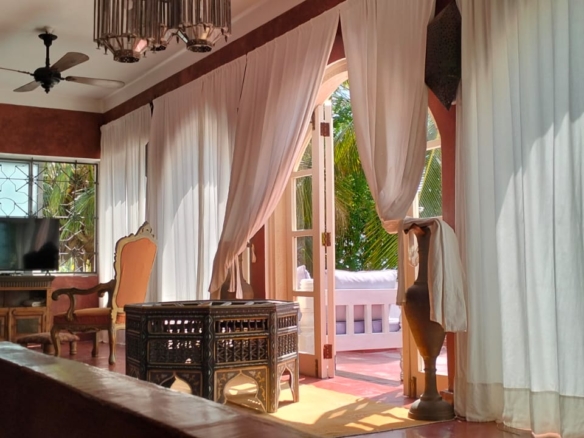 For Sale: Furnished 4BR Moroccan-style beachfront villa on Silversands Beach, Malindi. Ocean-view Jacuzzi, pool, DSQ, art-filled garden. USD 500K.