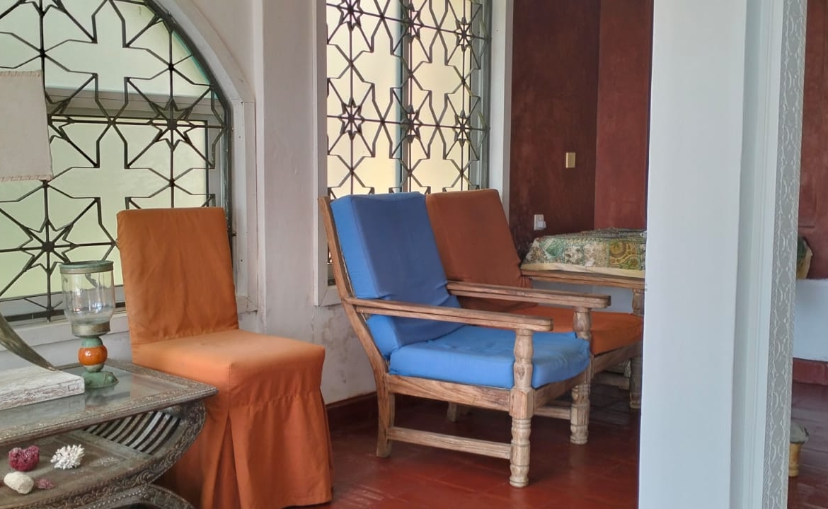 For Sale: Furnished 4BR Moroccan-style beachfront villa on Silversands Beach, Malindi. Ocean-view Jacuzzi, pool, DSQ, art-filled garden. USD 500K.