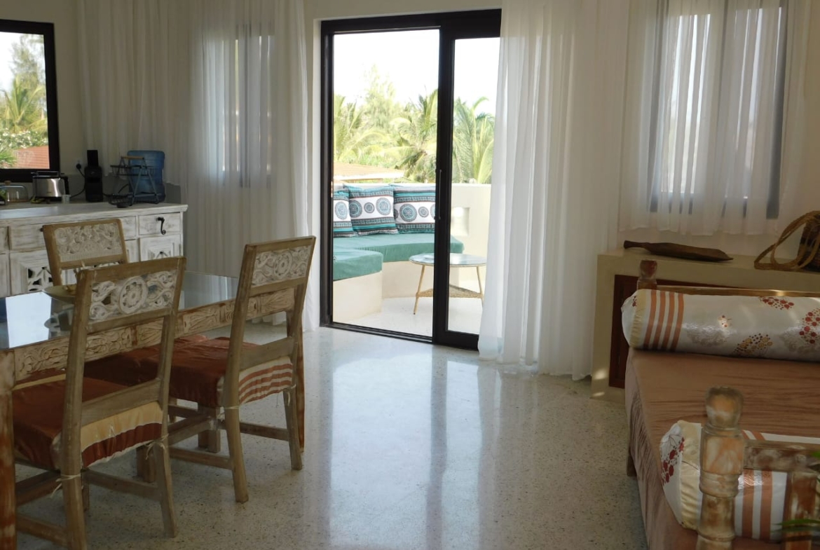 Stay in fully furnished 1 & 2-bedroom Marine Park Watamu apartments. Ocean-view balconies, pool, daily rates from KES 11,000/night.