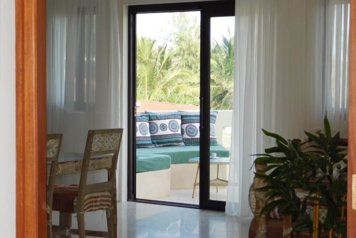 Stay in fully furnished 1 & 2-bedroom Marine Park Watamu apartments. Ocean-view balconies, pool, daily rates from KES 11,000/night.