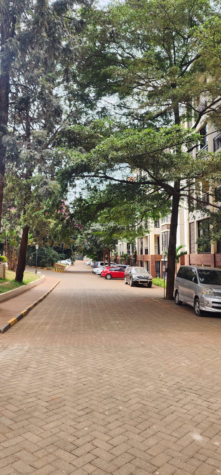 “Spacious living room at Jacaranda Gardens Apartments with natural lighting and balcony”