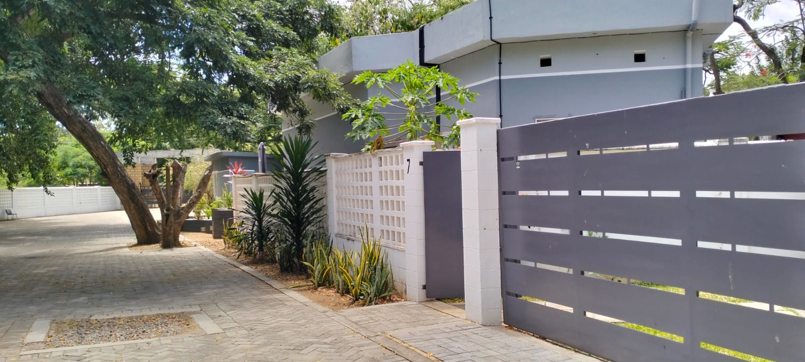 “Gated half-acre plot for sale inside Fahari Residence, Malindi – secure and serviced coastal property.”