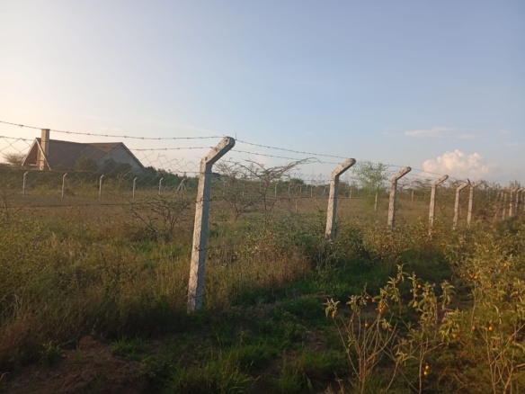 “Aerial view of Lukenya hills and surrounding area showing ¼-acre plot for sale near Daystar University, Machakos County, Kenya.”