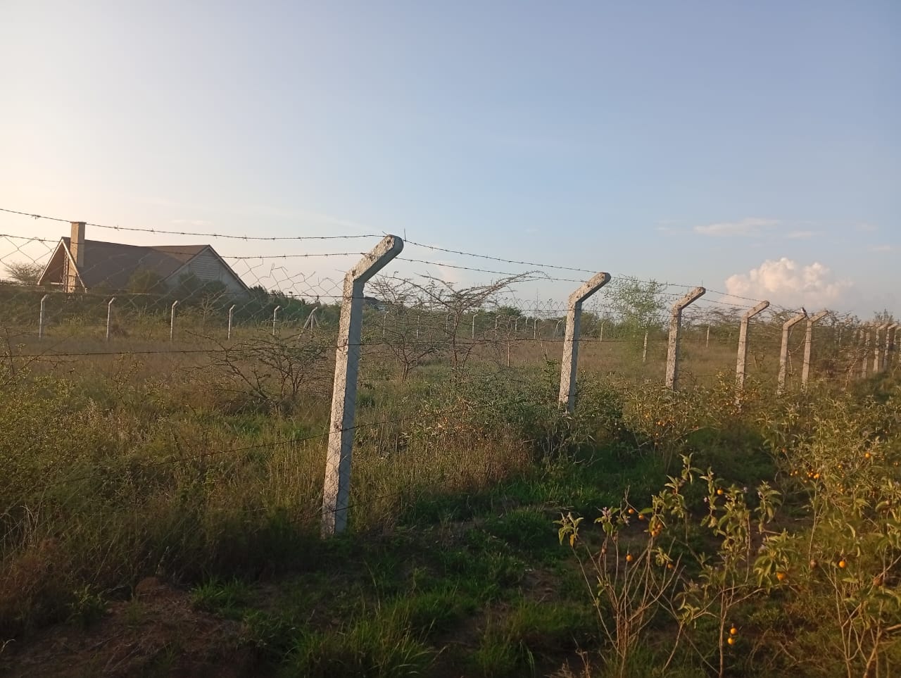 “Aerial view of Lukenya hills and surrounding area showing ¼-acre plot for sale near Daystar University, Machakos County, Kenya.”