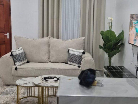 Stay in comfort at our fully furnished 2-bedroom apartment in Malindi, perfect for short stays, work trips, or vacations. Includes Wi-Fi, Smart TV, kitchen, security, and beach access nearby. From KSh 7,500 per night.