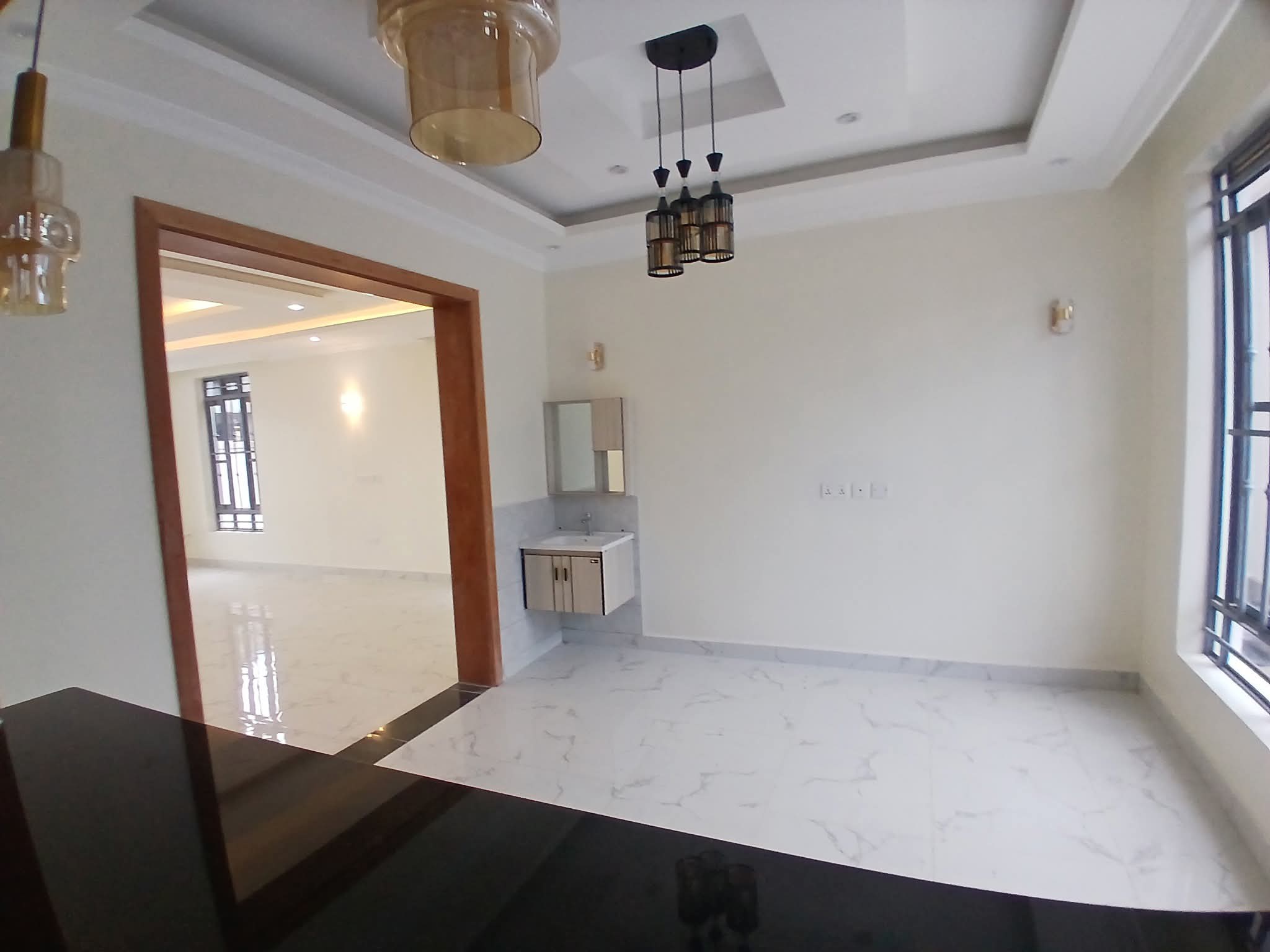 Executive 4-bedroom all-en-suite mansion for sale in Ruiru Mugutha. Gated community of 6 units, 40/80 plot, smart lighting, fitted kitchen, DSQ, and solar heating. Only 3.5 km from Thika Road. Asking KSh 22M.