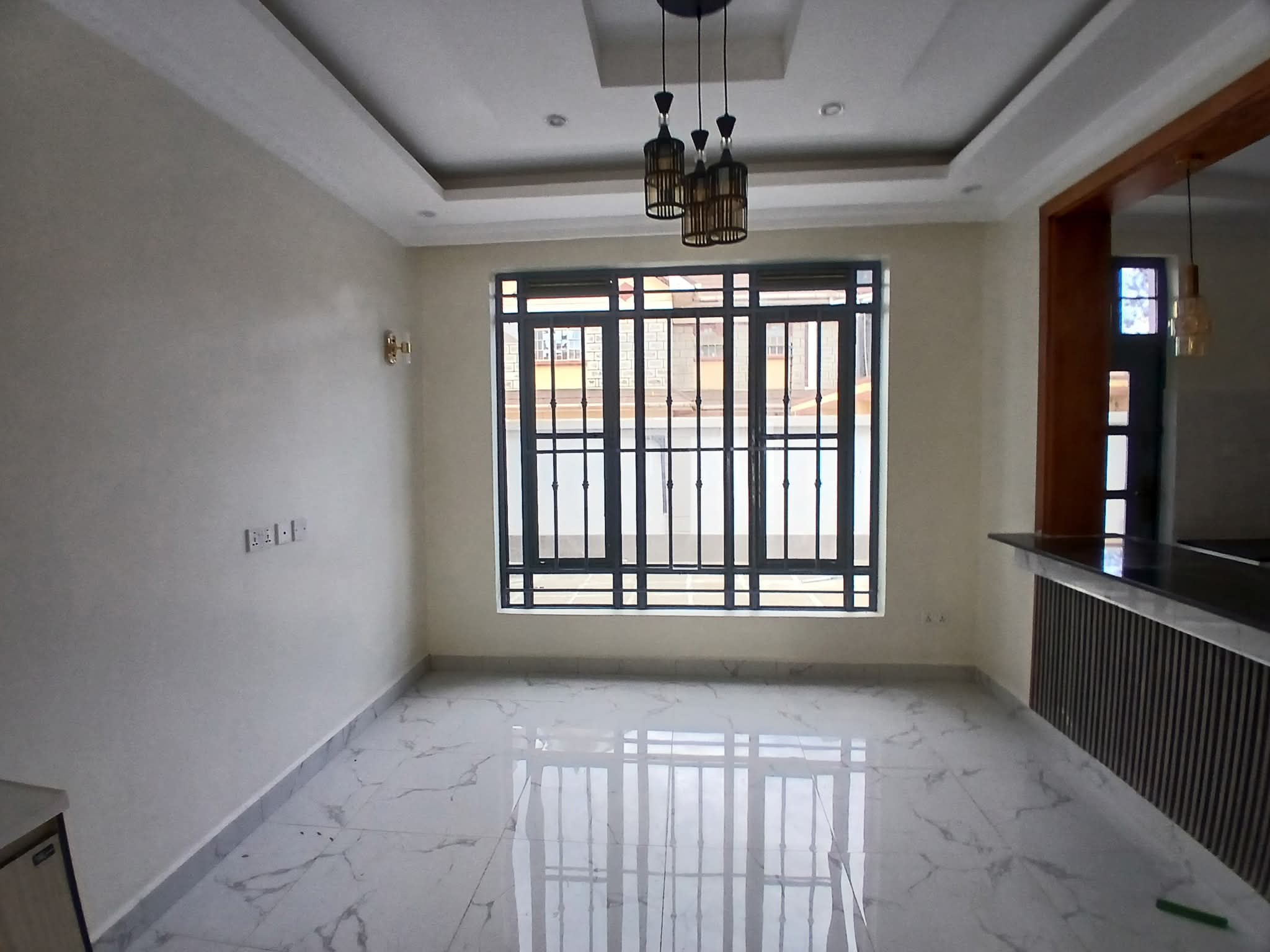 Executive 4-bedroom all-en-suite mansion for sale in Ruiru Mugutha. Gated community of 6 units, 40/80 plot, smart lighting, fitted kitchen, DSQ, and solar heating. Only 3.5 km from Thika Road. Asking KSh 22M.