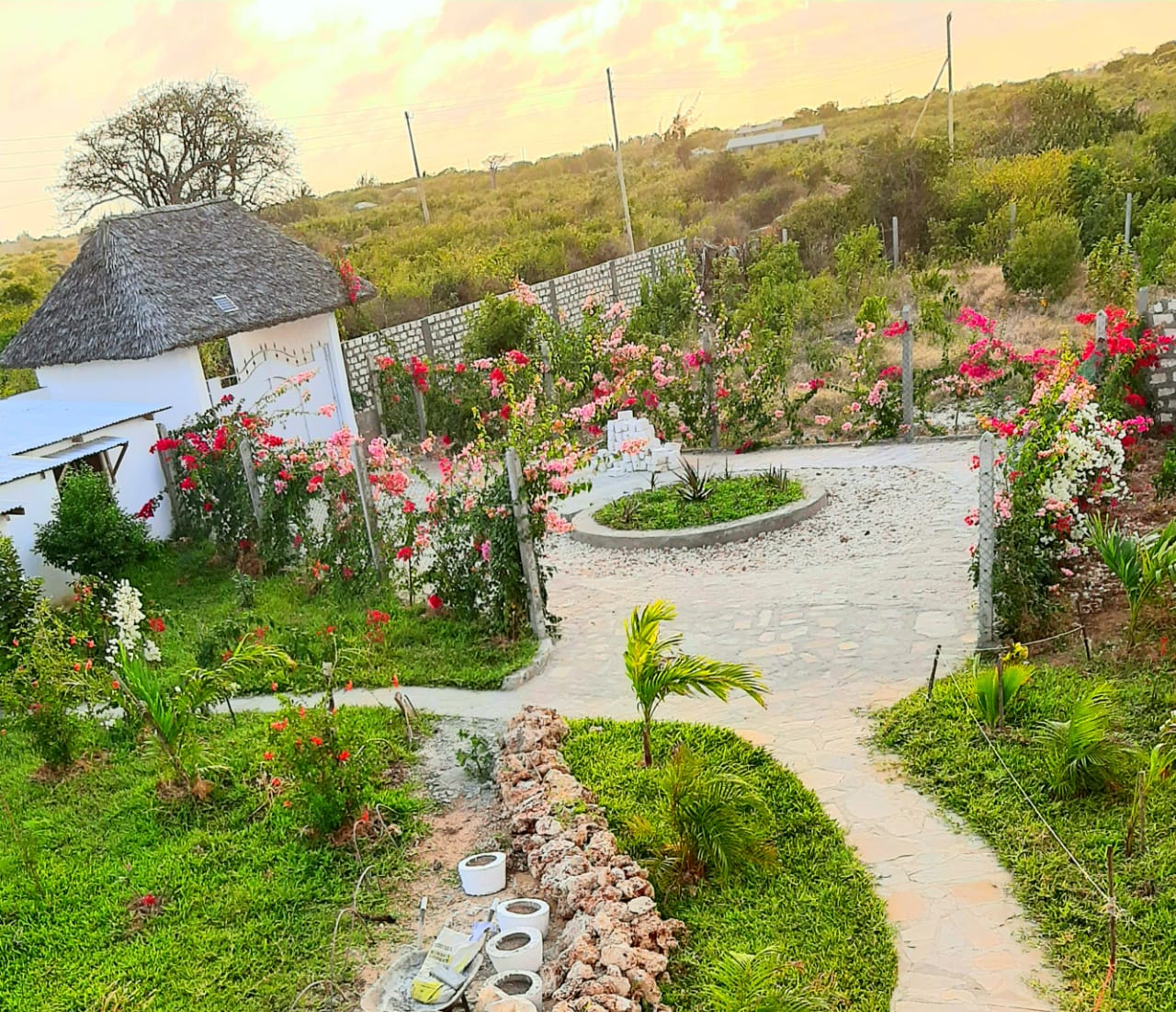 Luxury 2-bedroom guest suite in Mayungu, Malindi featuring ocean views, ensuite rooms, shared kitchen, furnished patio, tropical gardens, and a pristine swimming pool. Perfect self-catering coastal accommodation for only USD 100 per night.