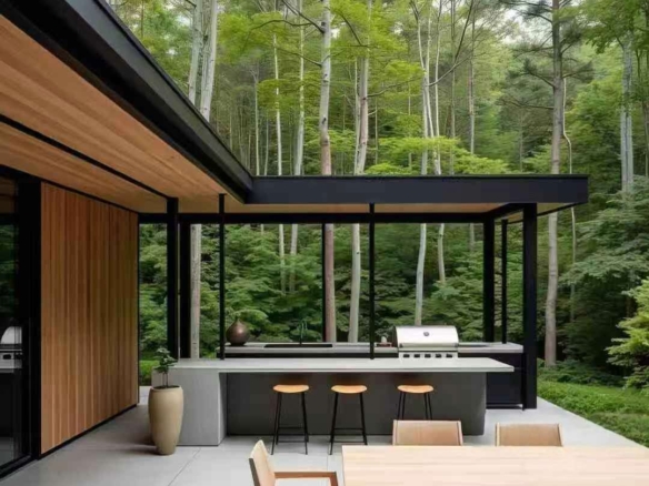 Modern two-level villas at Elimi Meadow Villas along Gataka Road in Karen featuring 3, 4, and 4 bedroom plus DSQ options with elegant contemporary design.