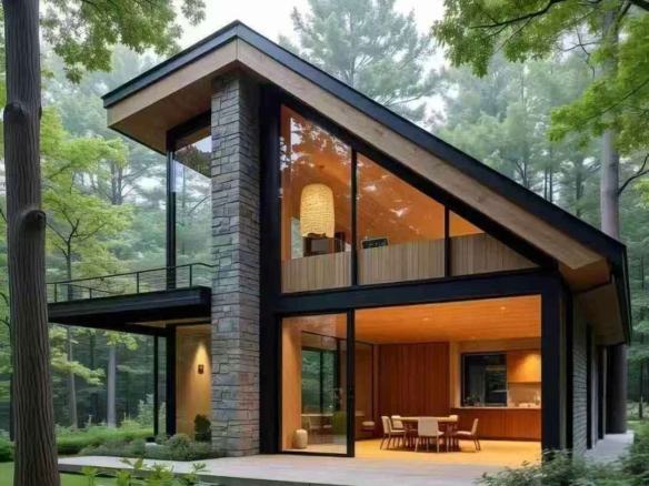 Modern two-level villas at Elimi Meadow Villas along Gataka Road in Karen featuring 3, 4, and 4 bedroom plus DSQ options with elegant contemporary design.