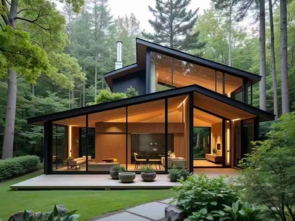 Modern two-level villas at Elimi Meadow Villas along Gataka Road in Karen featuring 3, 4, and 4 bedroom plus DSQ options with elegant contemporary design.