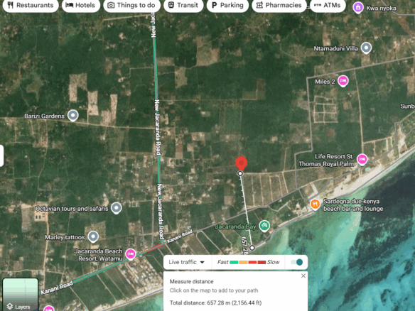 13 Acres for sale in Watamu, Jacaranda