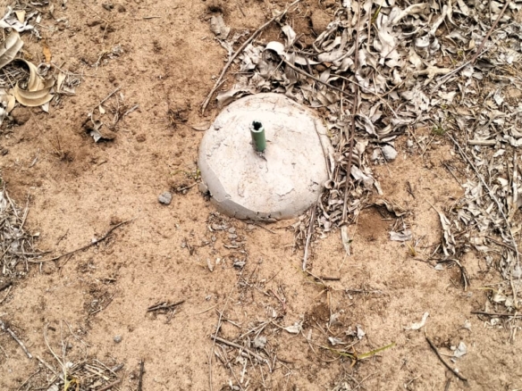 Quarter acre plot for sale in Gede with power, water, ready title deed, and close to tarmac