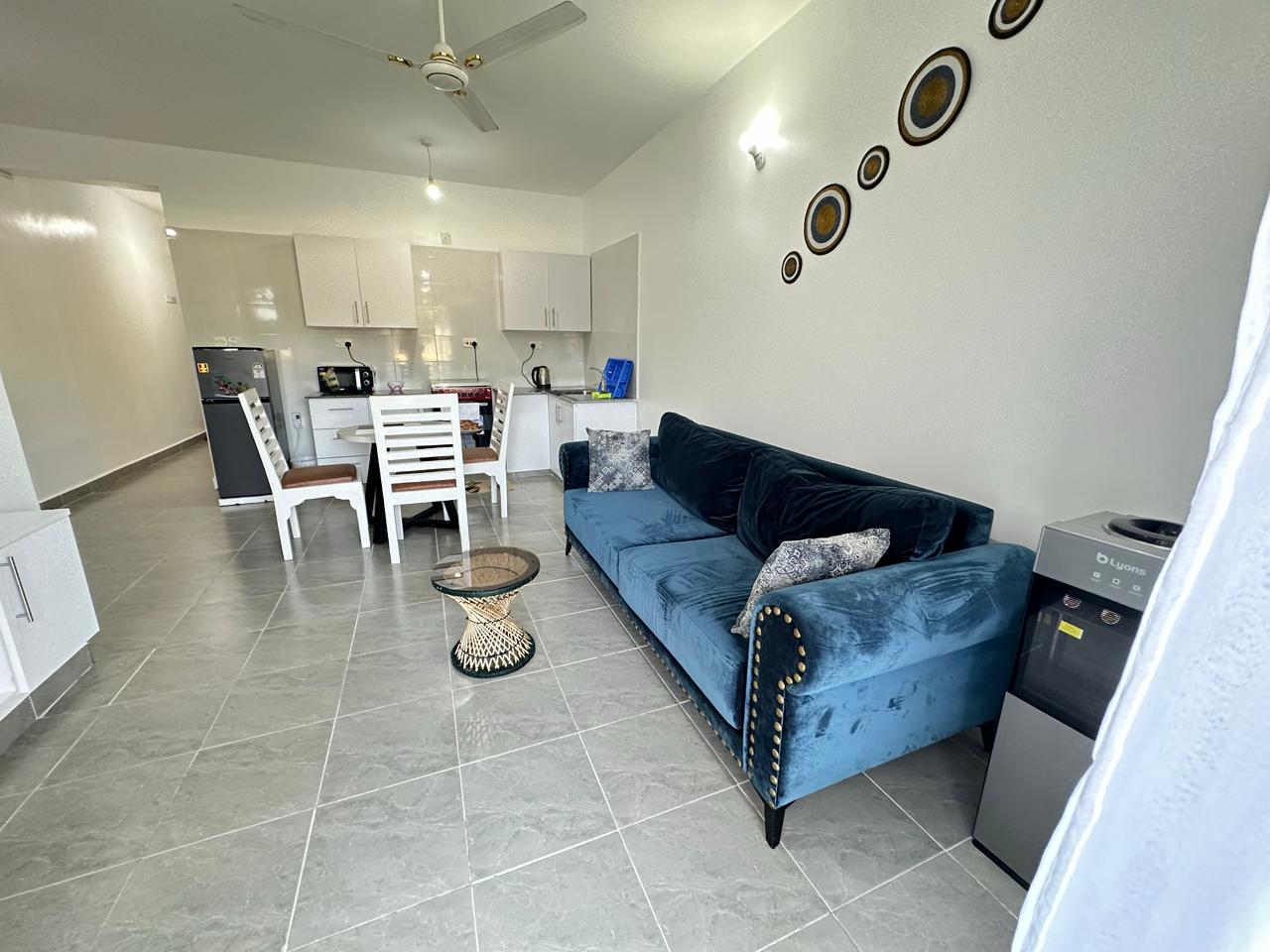 Luxury 1-bedroom coastal apartment with pool, balcony, and beach access near Malindi and Watamu.