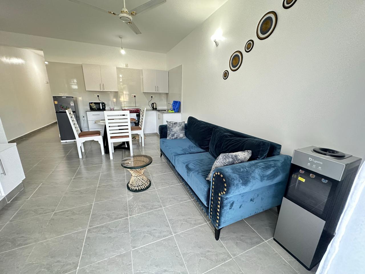 Luxury 1-bedroom coastal apartment with pool, balcony, and beach access near Malindi and Watamu.