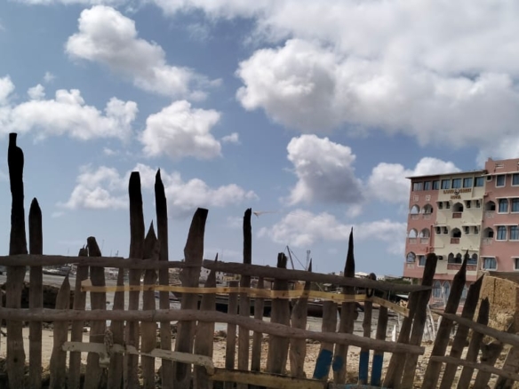 Beachfront plot for sale in Wyoni Lamu measuring 50 x 100 feet with ocean views