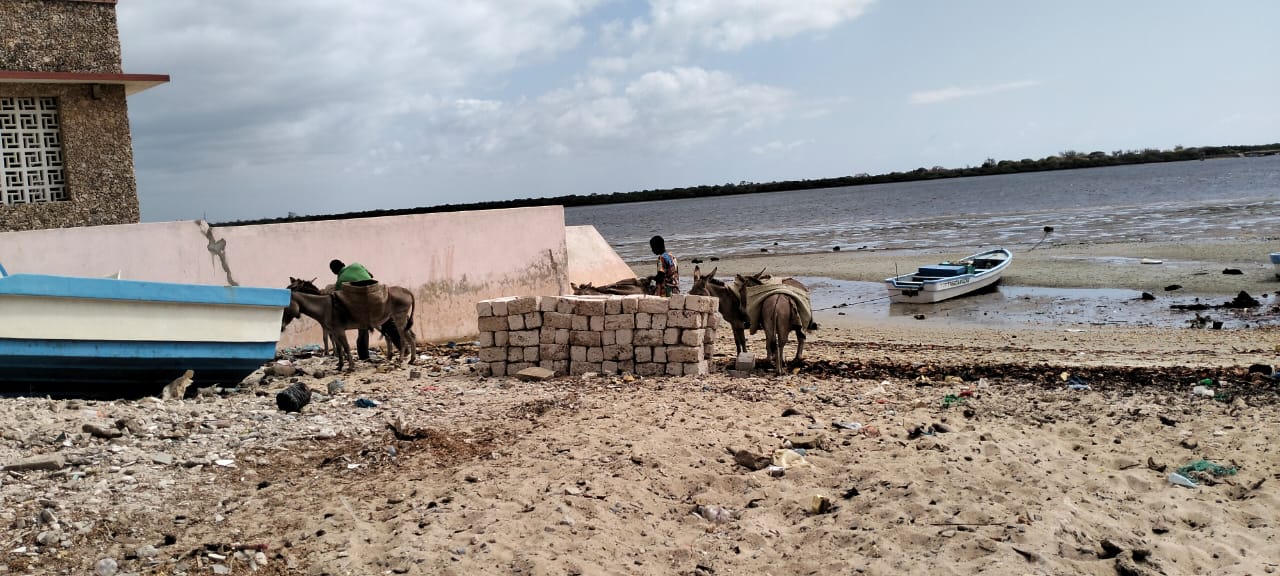 Beachfront plot for sale in Wyoni Lamu measuring 50 x 100 feet with ocean views