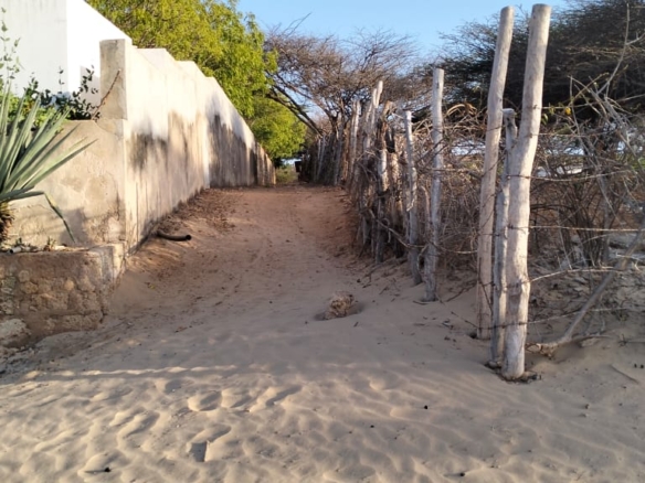 1.5-acre beachfront land for sale on Manda Kitao Island with ocean views