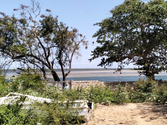 0.4-acre walled plot for sale in Lamu Town suitable for residential, hotel, or commercial development.