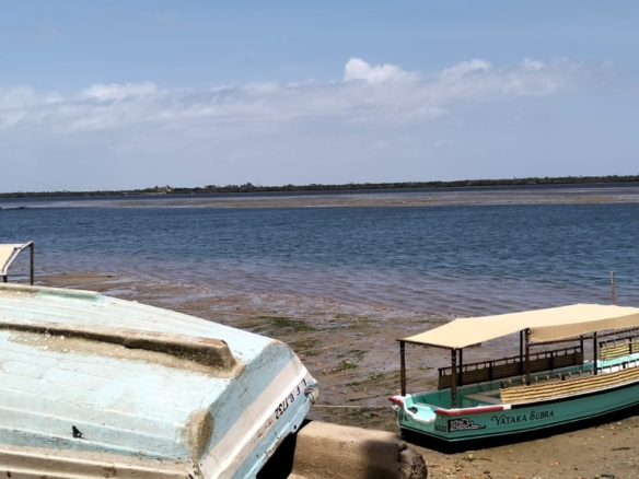 0.4-acre walled plot for sale in Lamu Town suitable for residential, hotel, or commercial development.