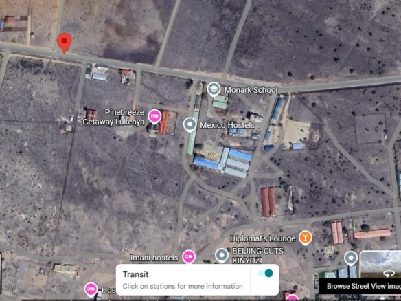 Five-acre land for sale near Daystar University in Lukenya with ready title deed, ideal for development.