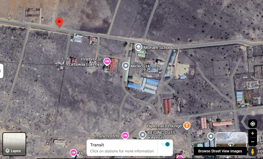 Five-acre land for sale near Daystar University in Lukenya with ready title deed, ideal for development.