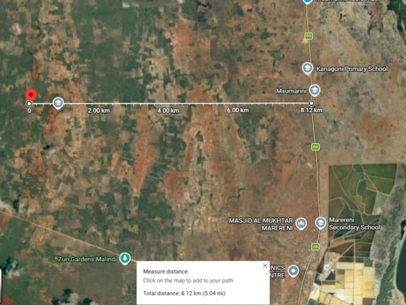 5 Acres for sale in Marereni