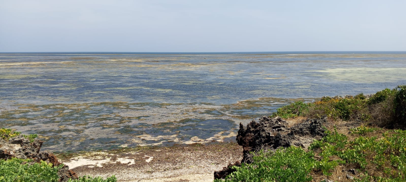 One-acre oceanfront cliff land for sale in Watamu featuring panoramic Indian Ocean views, prime location, and luxury development potential.