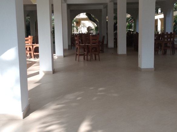 Prime restaurant space to let near Oasis Mall along Lamu Road, featuring high visibility, busy street frontage, and proximity to the beach.