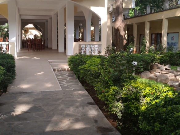 Prime restaurant space to let near Oasis Mall along Lamu Road, featuring high visibility, busy street frontage, and proximity to the beach.