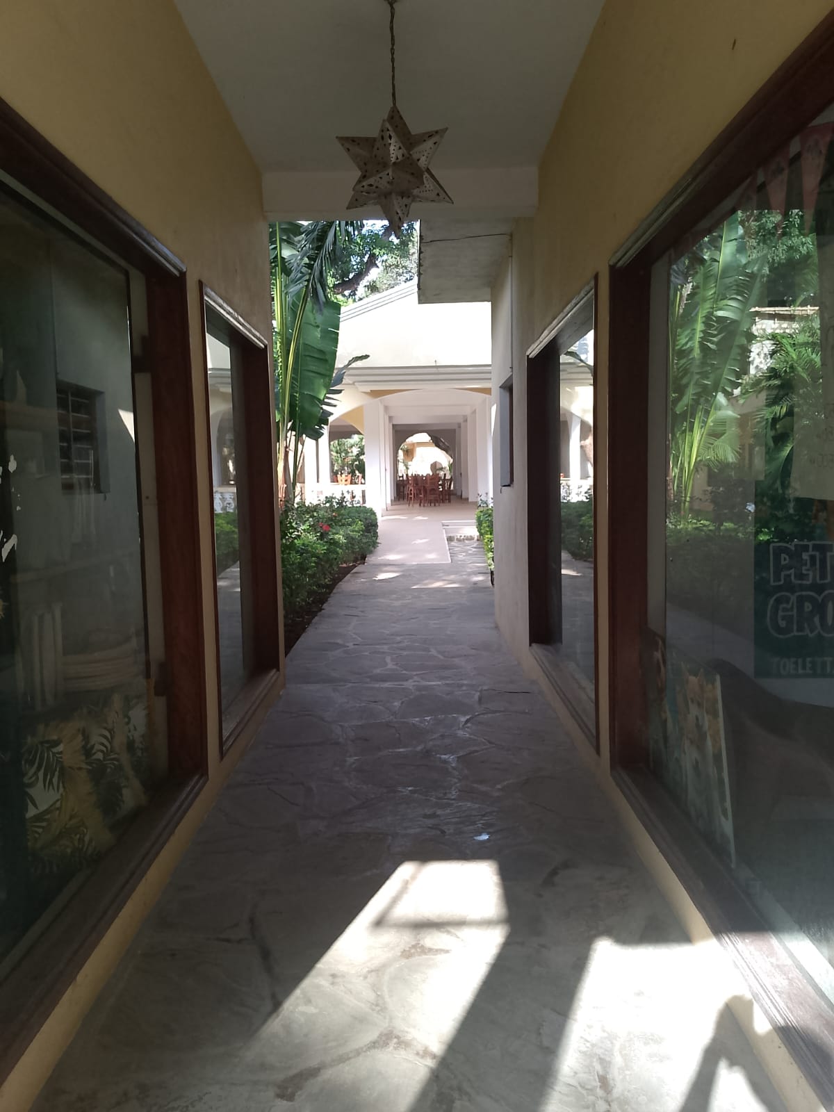 Prime restaurant space to let near Oasis Mall along Lamu Road, featuring high visibility, busy street frontage, and proximity to the beach.