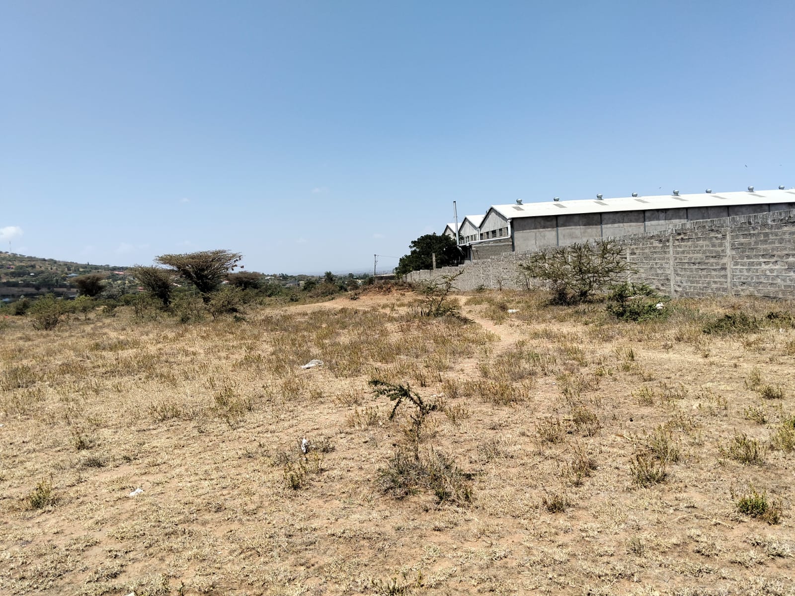 20 acres of prime commercial land for sale near Kyumbi Town at Machakos Junction, just 30 meters from Mombasa Road.