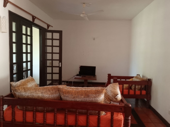 Spacious furnished 2-bedroom beachfront home with pool and garden in Kilimandogo Malindi for rent.