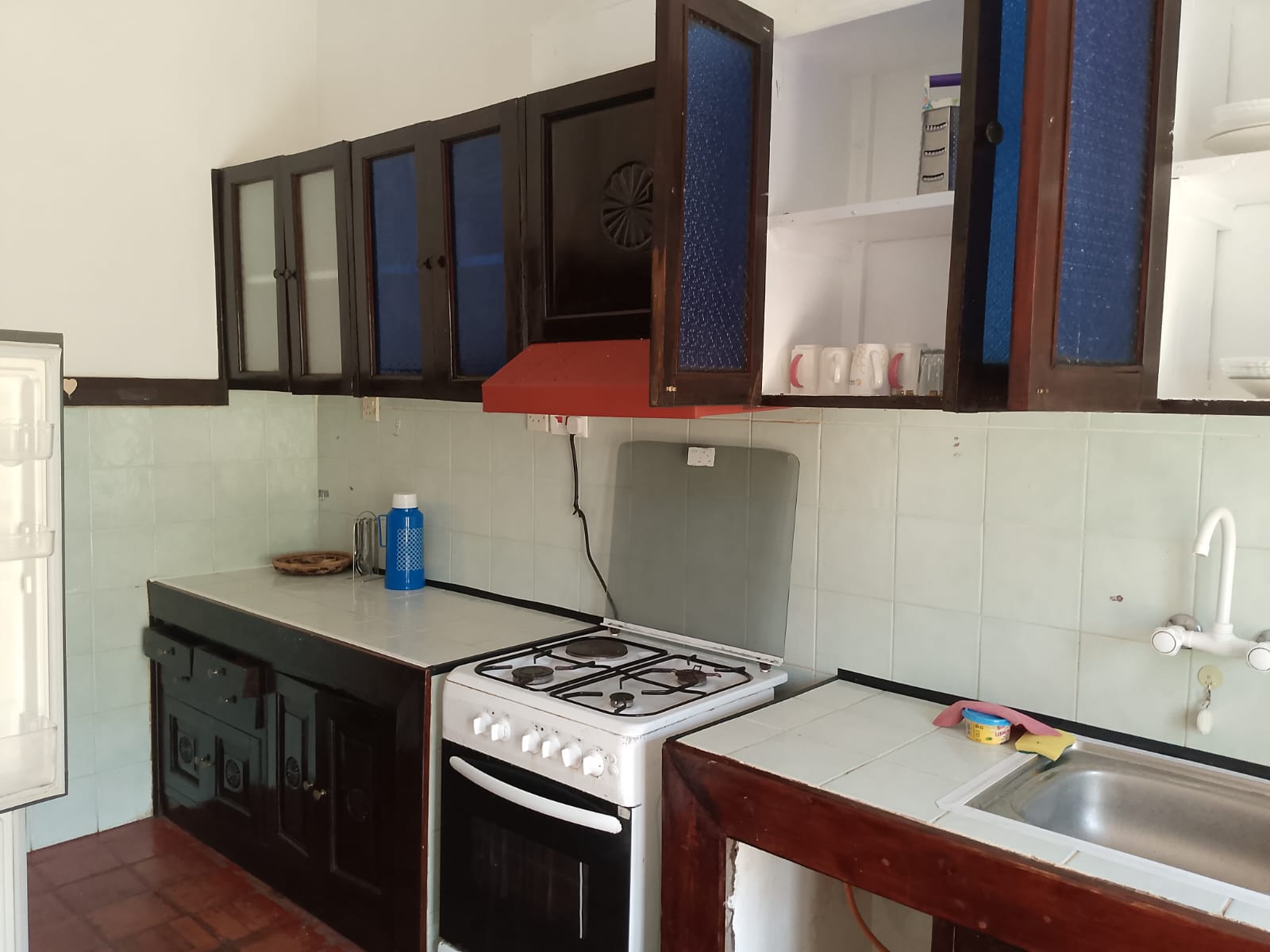 Spacious furnished 2-bedroom beachfront home with pool and garden in Kilimandogo Malindi for rent.