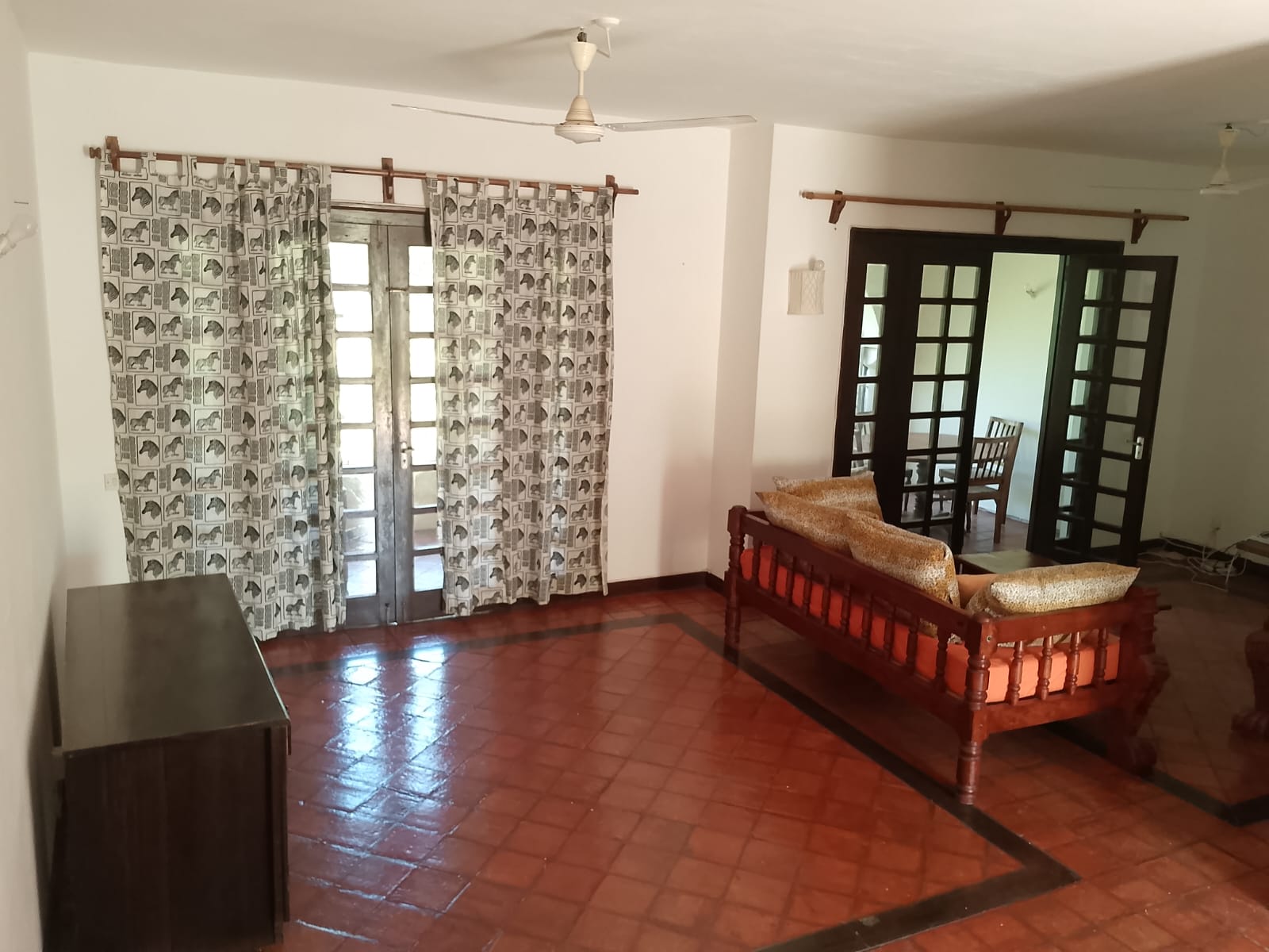 Spacious furnished 2-bedroom beachfront home with pool and garden in Kilimandogo Malindi for rent.