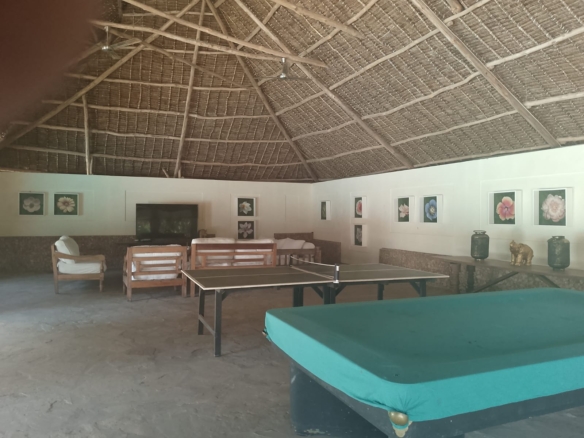 2-bedroom beachfront apartment for rent at Lawfords Malindi with swimming pools, gardens, entertainment facilities, and ocean views.