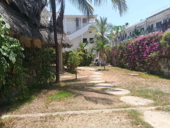 2-bedroom beachfront apartment for sale in Park Marine Estate Malindi with ocean views, gated security, and access via Silversands Road.