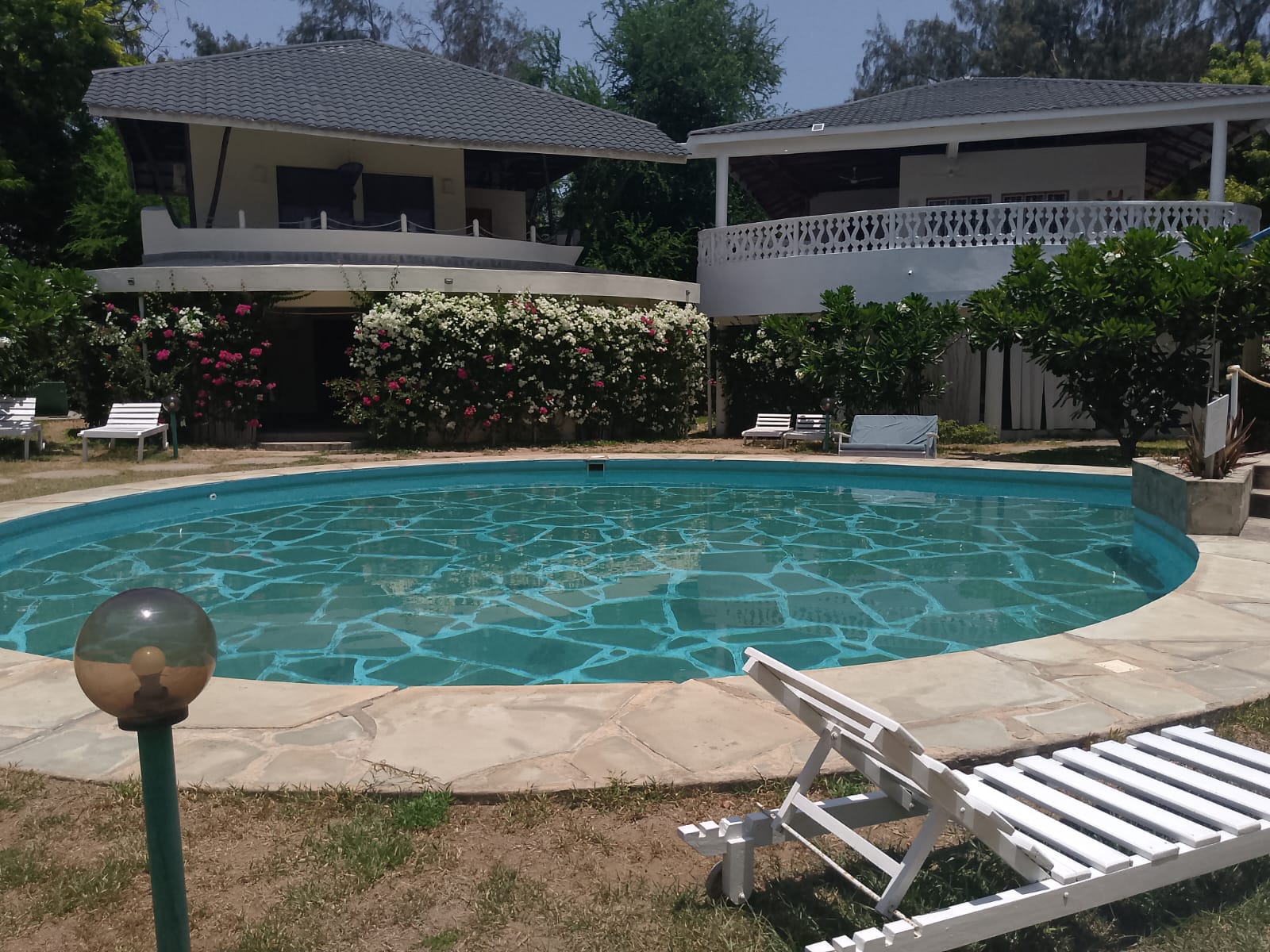 2-bedroom beachfront apartment for sale in Park Marine Estate Malindi with ocean views, gated security, and access via Silversands Road.