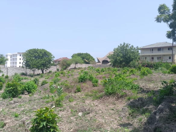 Prime 1-acre land for sale in Watamu near Pitch and Putt Golf, walled on three sides with easy access to Jacaranda Road and amenities.