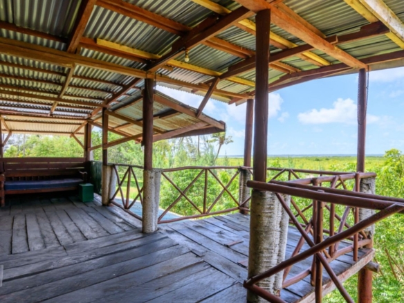 Luxury 2.7-acre creekfront property for sale in Mida Creek Watamu with ocean views, eco-lodge potential, and unique treehouse residence.